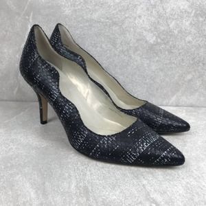 Tahari “Charter” Black & White High Heel Pumps 9M